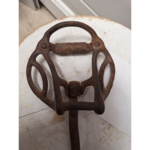 Vintage‎ Iron Horse Harness Bit Antique Rare Design Wagon Western Military - Picture 6 of 7